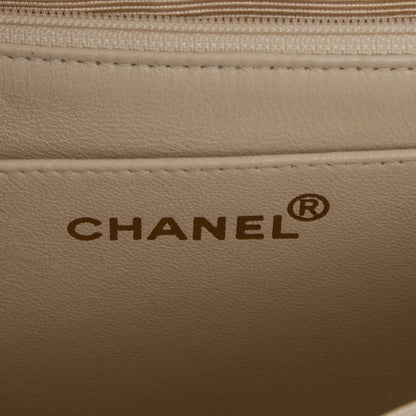 Chanel Lambskin Quilted Medium Single Flap Beige 6 of 8
