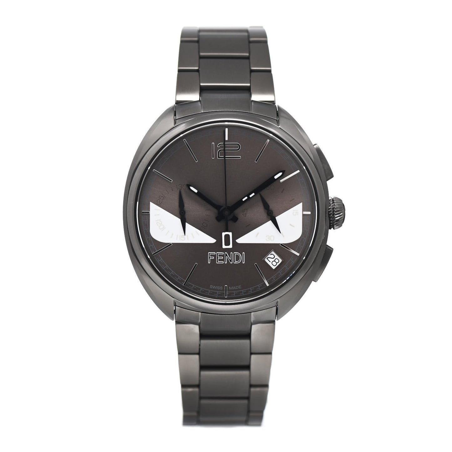 Stainless Steel 40mm Momento Bugs Quartz Watch Grey