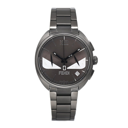Fendi Stainless Steel 40mm Momento Bugs Quartz Watch Grey 1 of 4