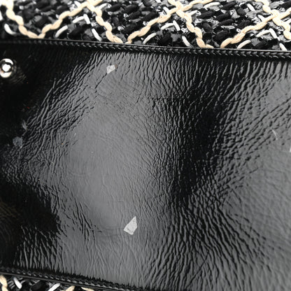Chanel Patent Hand Embroidered Large Just Mademoiselle Black 11 of 11