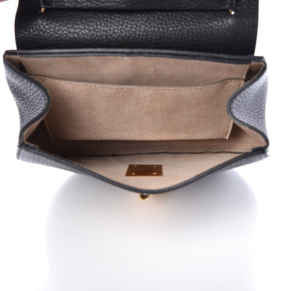 Chloe Grained Lambskin Mini Drew Shoulder Bag Black 5 of 7