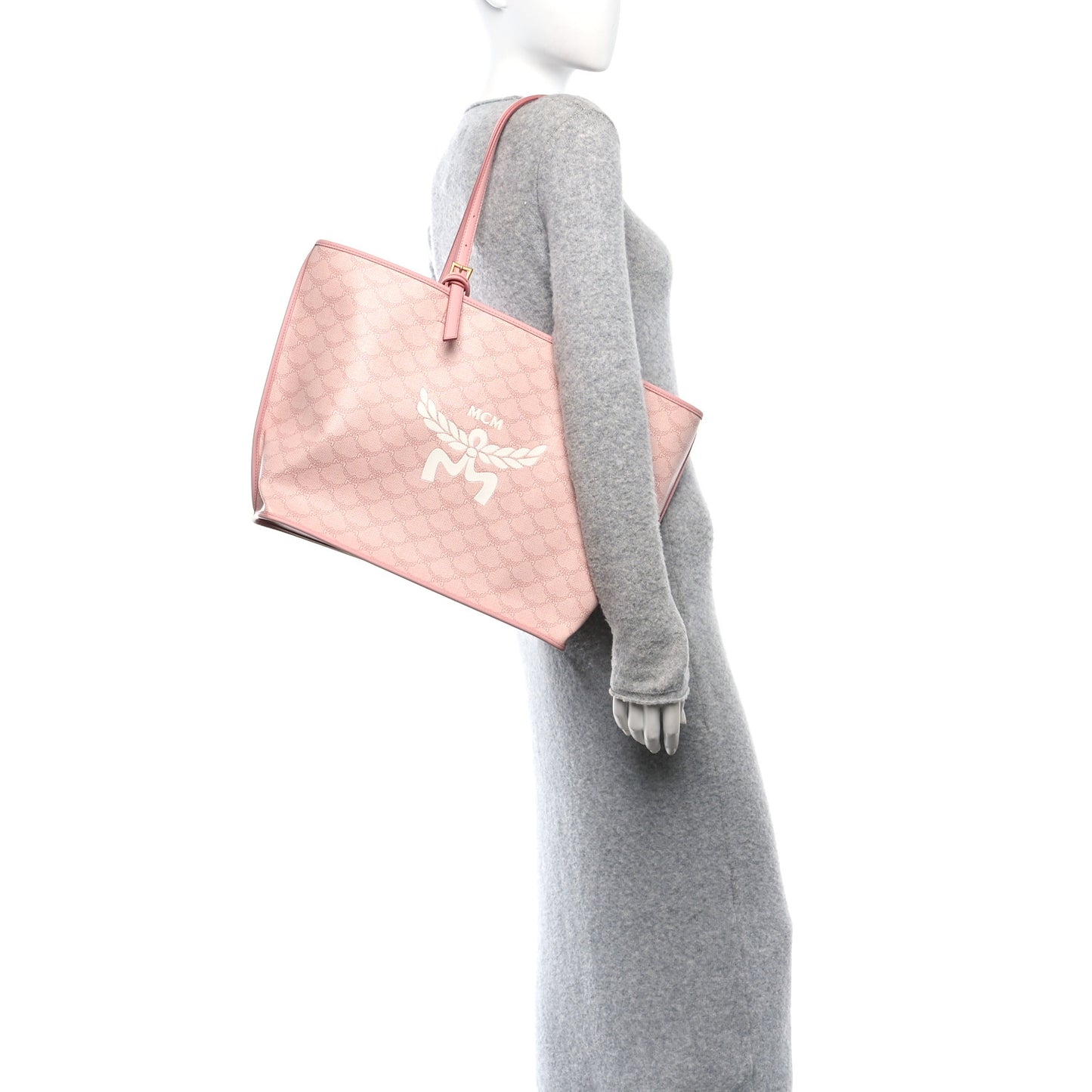 Lauretos Nappa Medium Himmel Shopper Tote Pink