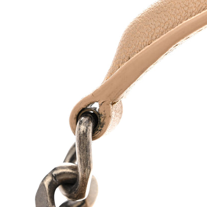 Saint Laurent Sheepskin Matelasse Chevron Monogram Medium College Bag Dark Beige 13 of 13