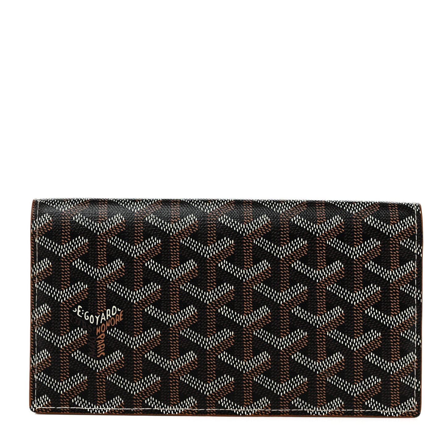 Goyardine Richelieu Wallet Black Gold