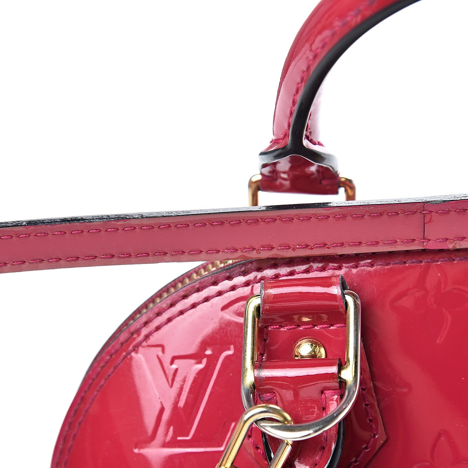Louis Vuitton Vernis Alma BB Rose Indien 17 of 18
