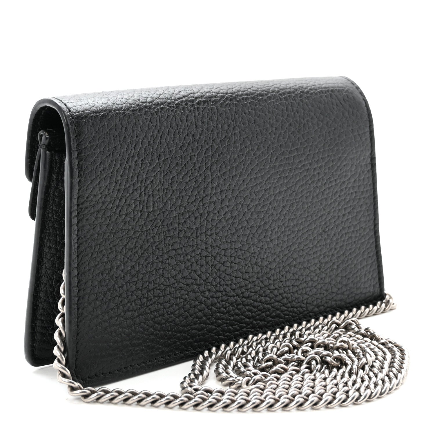 Gucci Calfskin Super Mini Dionysus Shoulder Bag Black 3 of 9