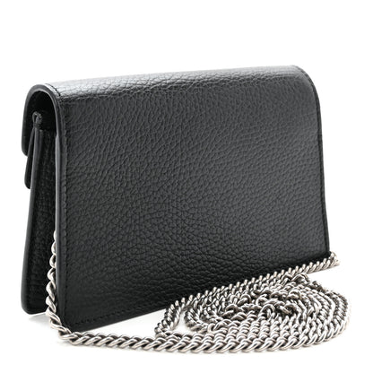Gucci Calfskin Super Mini Dionysus Shoulder Bag Black 3 of 9