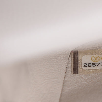 Chanel Caviar Quilted Mini Square Flap White 9 of 11