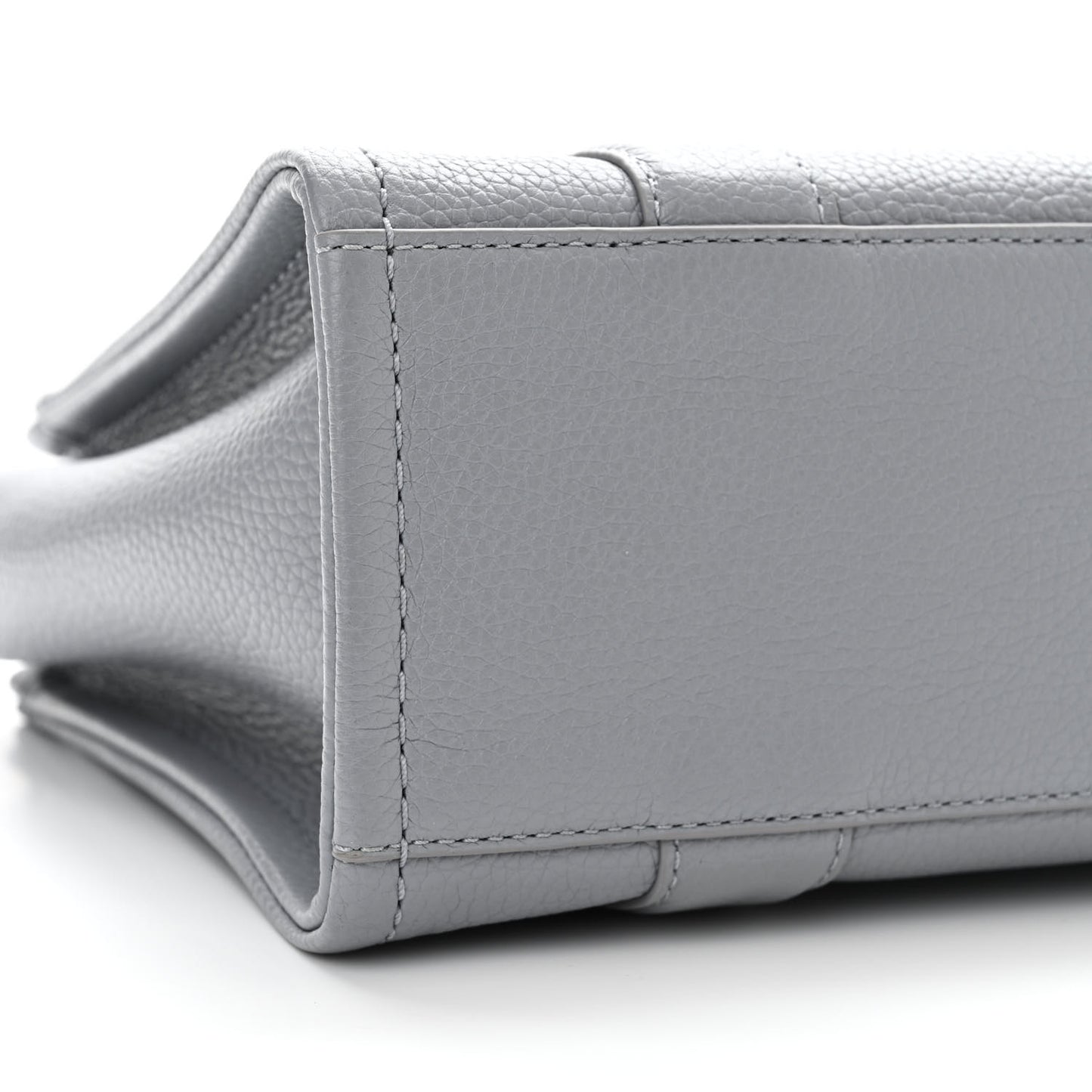 Grained Calfskin Small The Tote Bag Grey