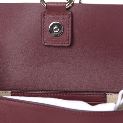 Chloe Suede Calfskin Mini Faye Shoulder Bag Plum Purple 12 of 13