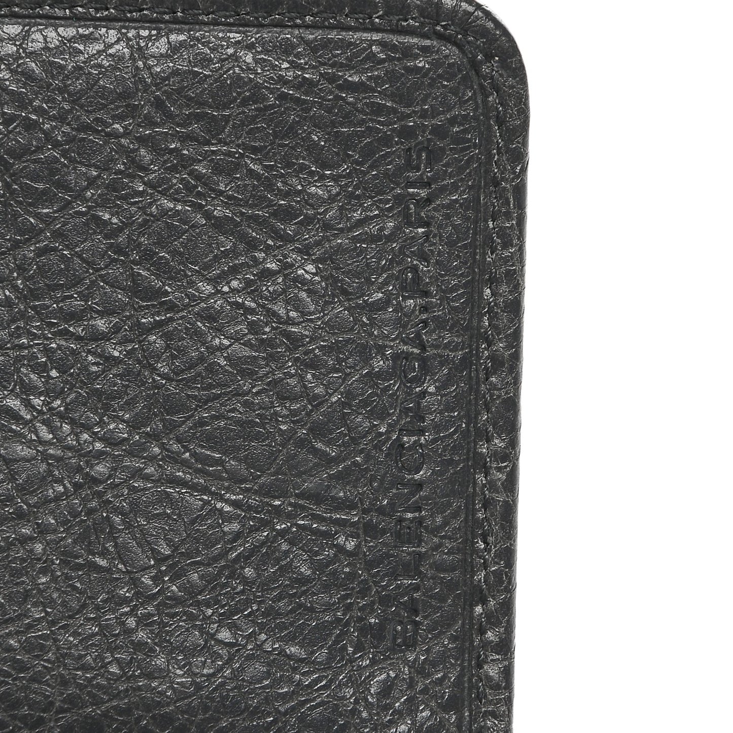 Agneau Classic Hardware Continental Zip Around Wallet Gris Tarmac