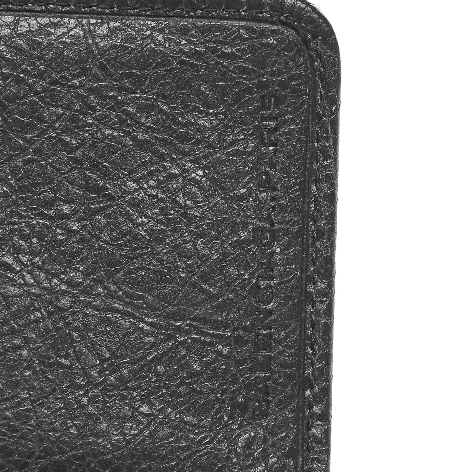 Balenciaga Agneau Classic Hardware Continental Zip Around Wallet Gris Tarmac 6 of 7