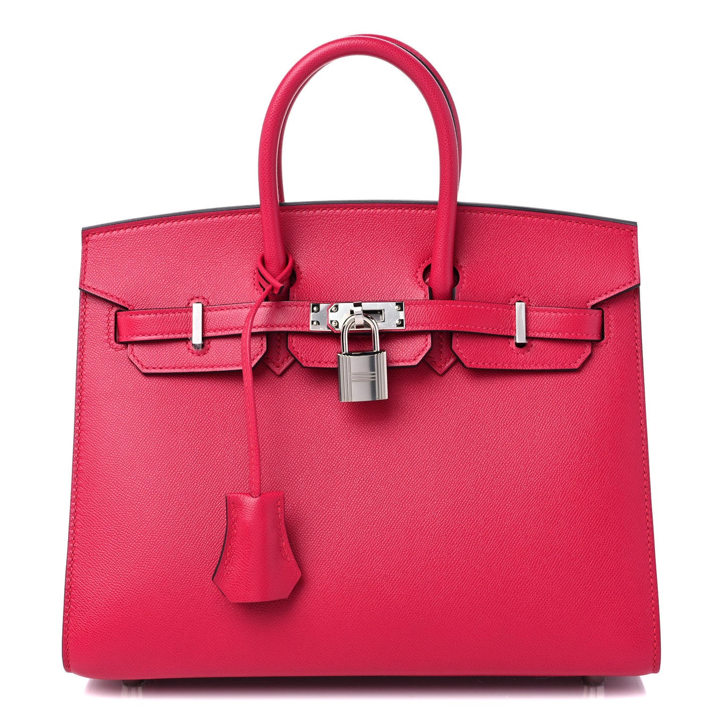 Madame Calfskin Birkin Sellier 25 FRAMBOISE