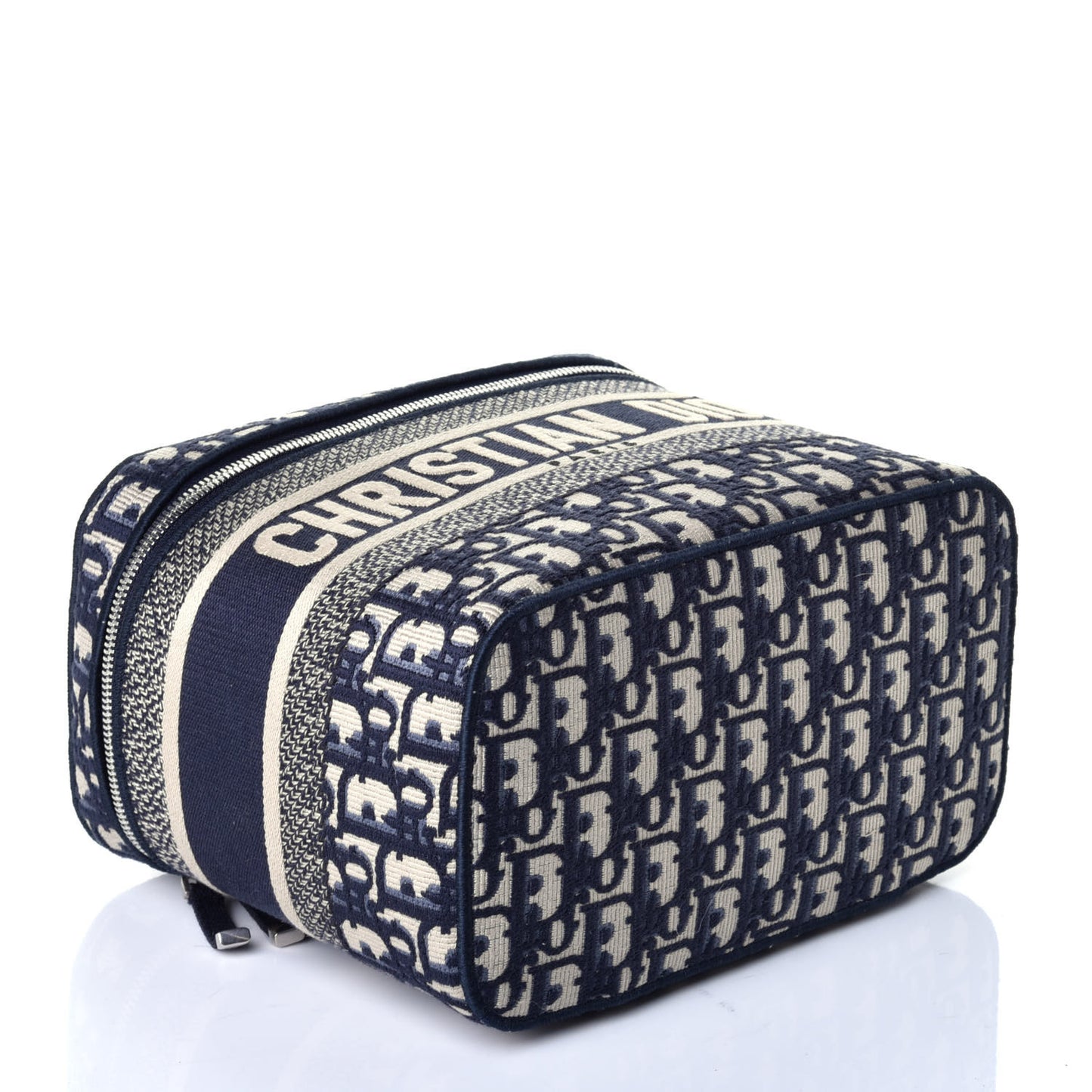Oblique Diortravel Vanity Case Blue