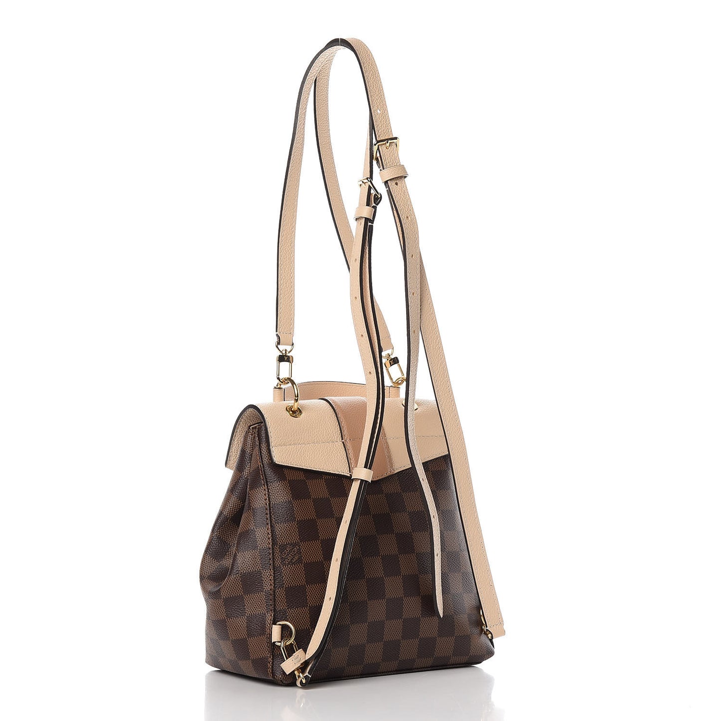 Damier Ebene Clapton Backpack Creme