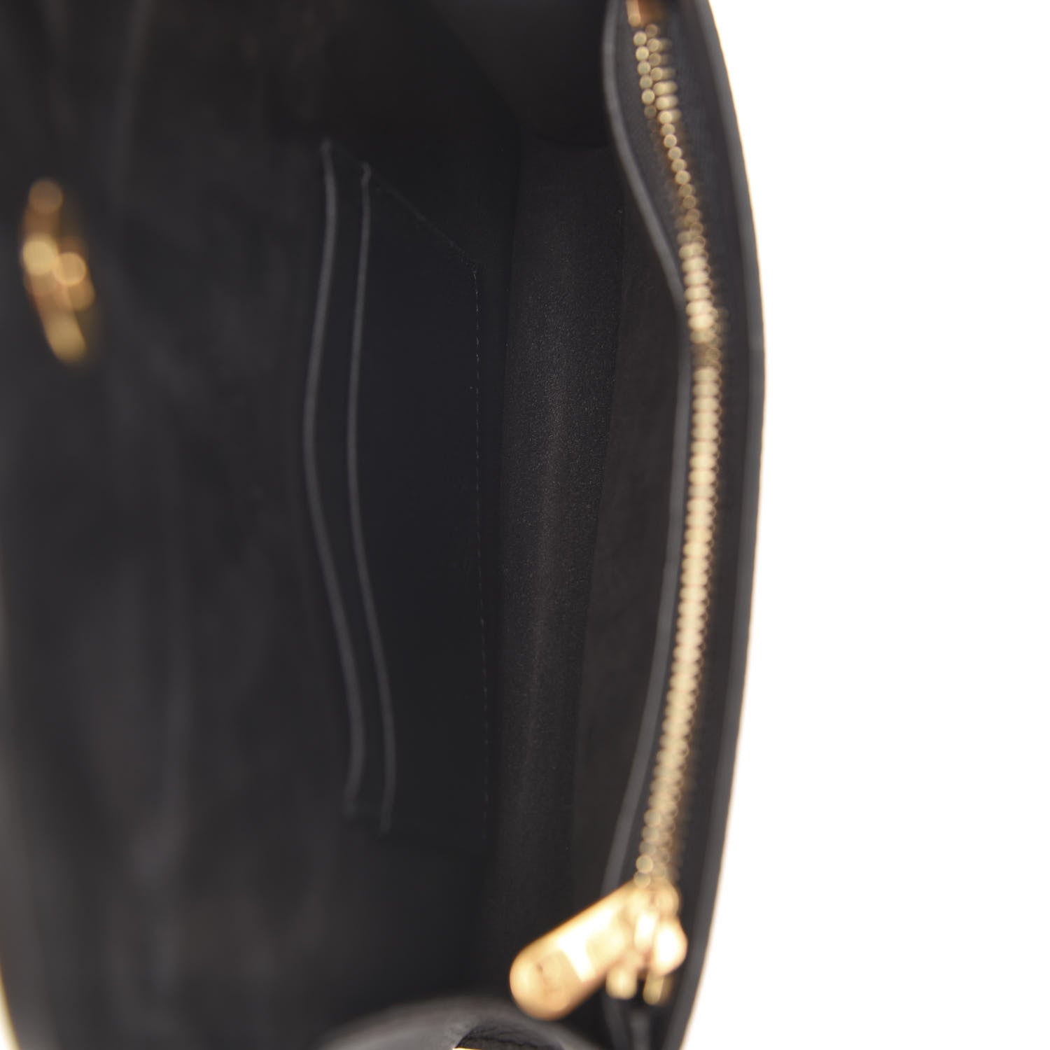 Christian Dior Grained Calfskin Saddle Belt Clutch Black 5 of 10