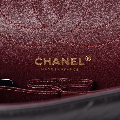 Chanel Aged Calfskin Chevron Quilted 2.55 Reissue 226 Flap Black 6 of 11