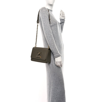 Louis Vuitton Epi Twist Shoulder Bag MM Smokey Brown 3 of 8