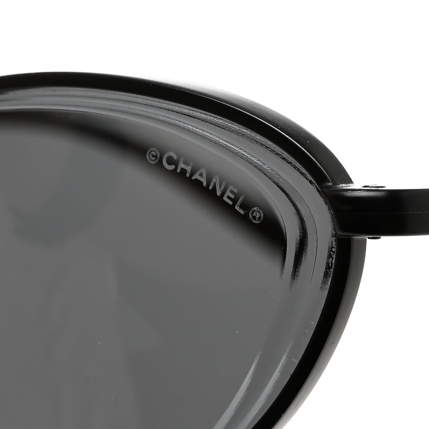 Chanel Metal Cat Eye Sunglasses 4255 Black 7 of 12