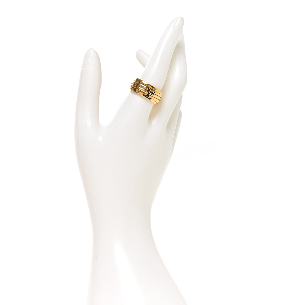 Brass Epi LV Ring M 61 9.5 Gold