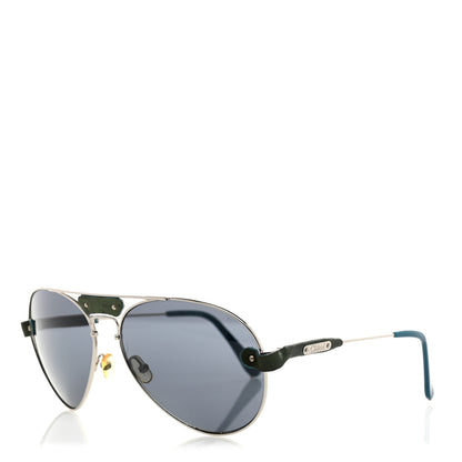 Chloe Tamaris Aviator Sunglasses CL 2104 Blue Silver 1 of 7