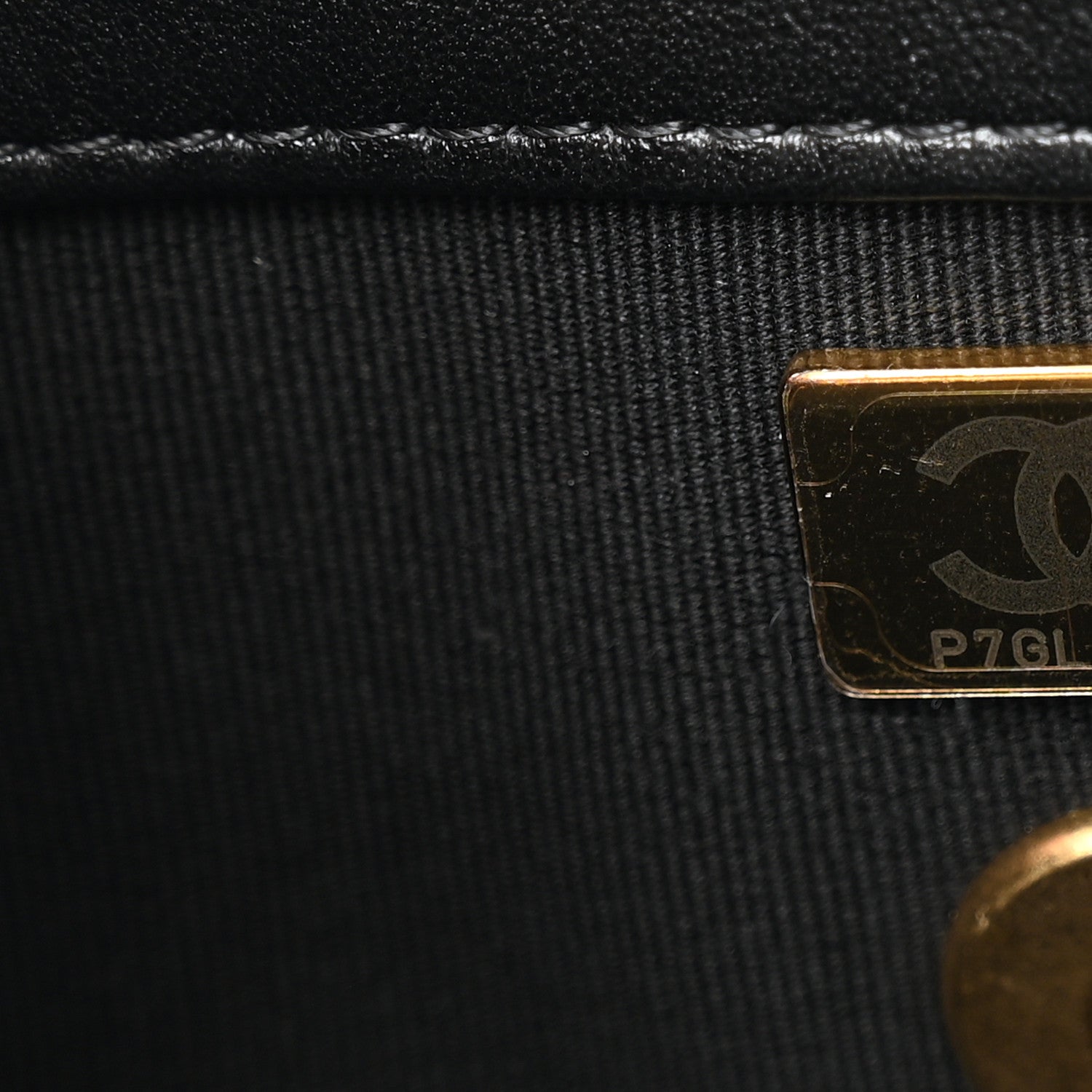 Chanel Shiny Lambskin Quilted Mini Flap Black 7 of 11