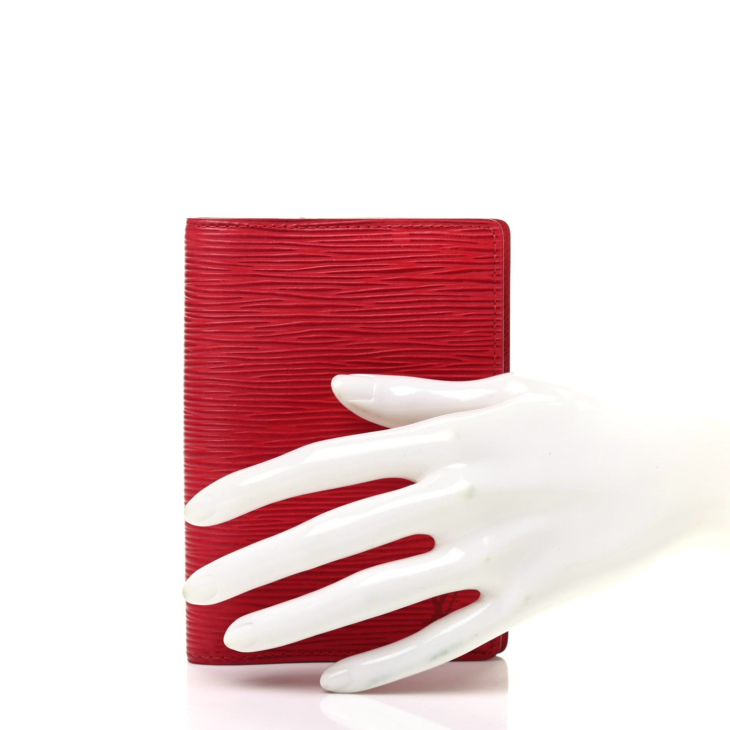 Epi Small Ring Agenda Cover Castillan Red