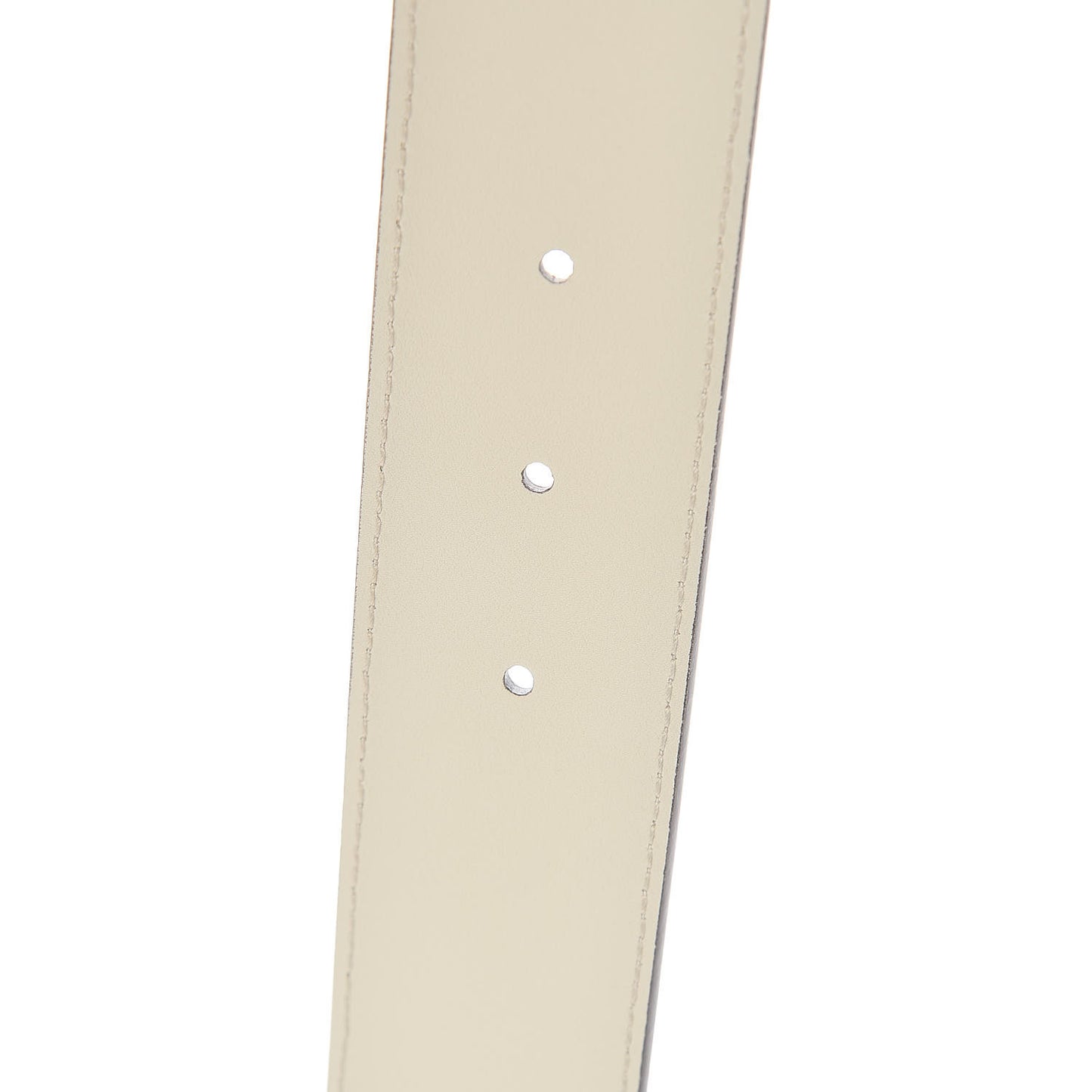 Calfskin Crystal Double G 40mm Belt 95 38 White Multicolor