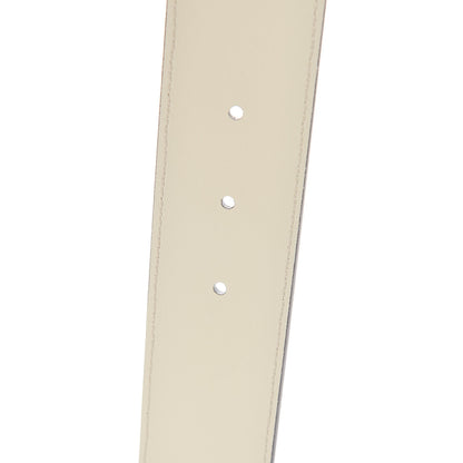 Gucci Calfskin Crystal Double G 40mm Belt 95 38 White Multicolor 6 of 6