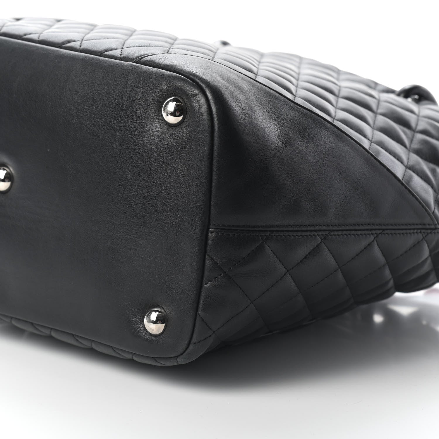 Chanel Calfskin Quilted Large Cambon Tote Black 9 of 9