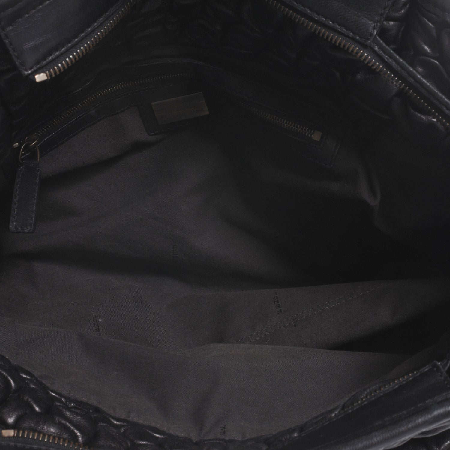 Fendi Bubble Calfskin Large Chef Shopper Tote Black 5 of 9