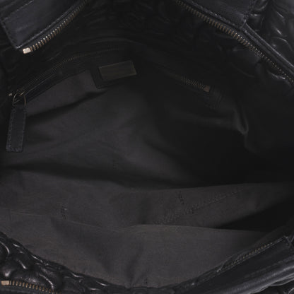 Fendi Bubble Calfskin Large Chef Shopper Tote Black 5 of 9