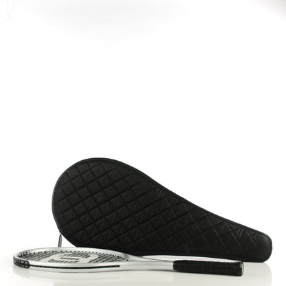 Chanel Tennis Racquet and Nylon Quilted Cover Silver 3 of 11