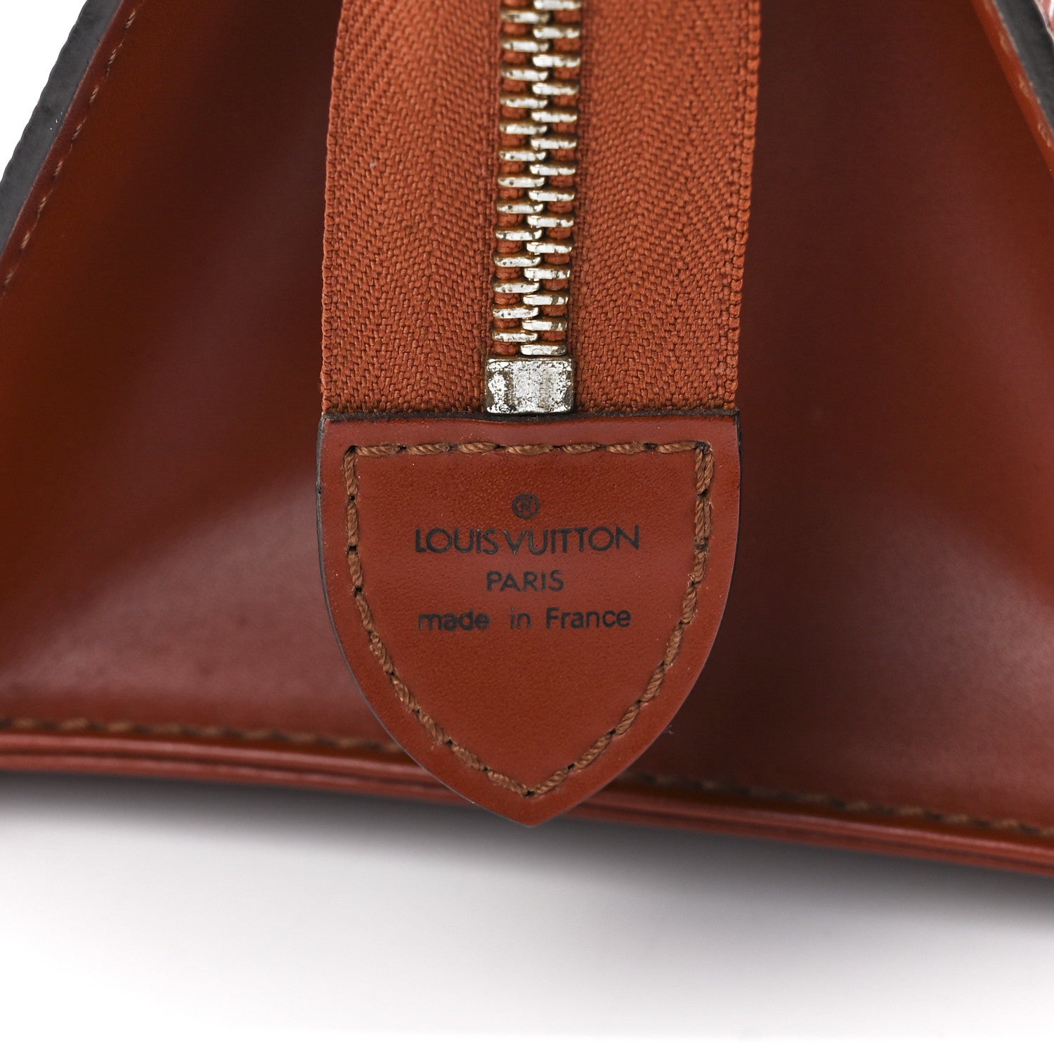 Louis Vuitton Epi Sac Triangle Kenyan Fawn 6 of 10