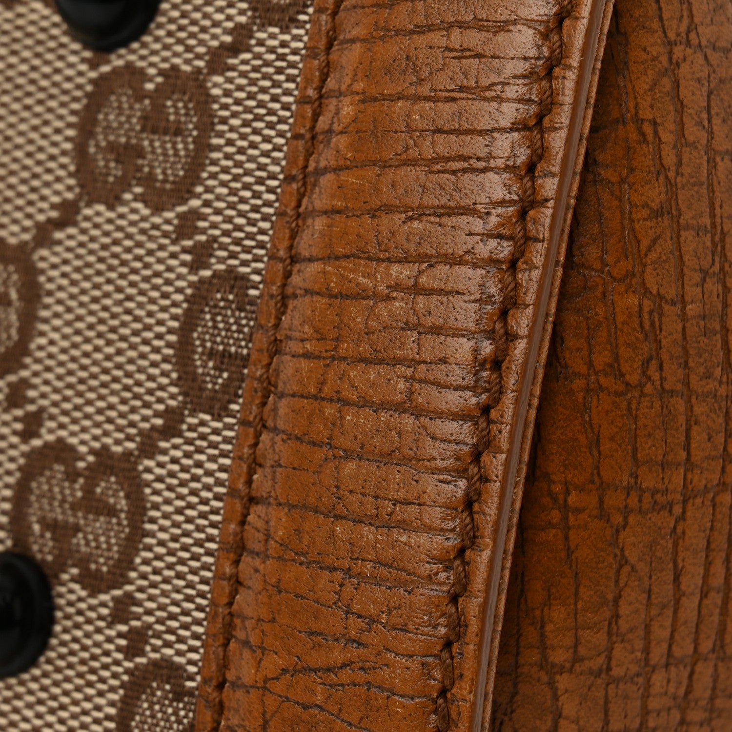 Gucci Monogram Bamboo Bullet Satchel Brown 12 of 12