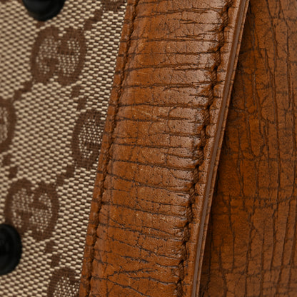 Gucci Monogram Bamboo Bullet Satchel Brown 12 of 12