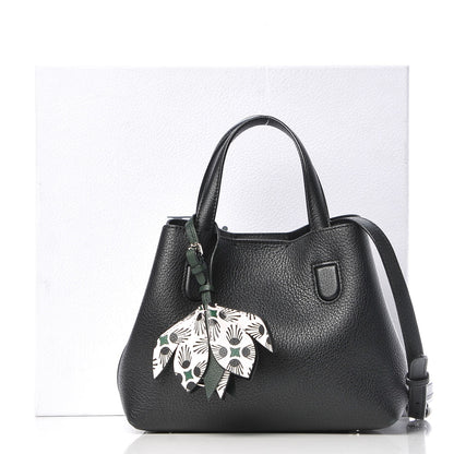 Christian Dior Grained Calfskin Small Blossom Tote Black 12 of 12