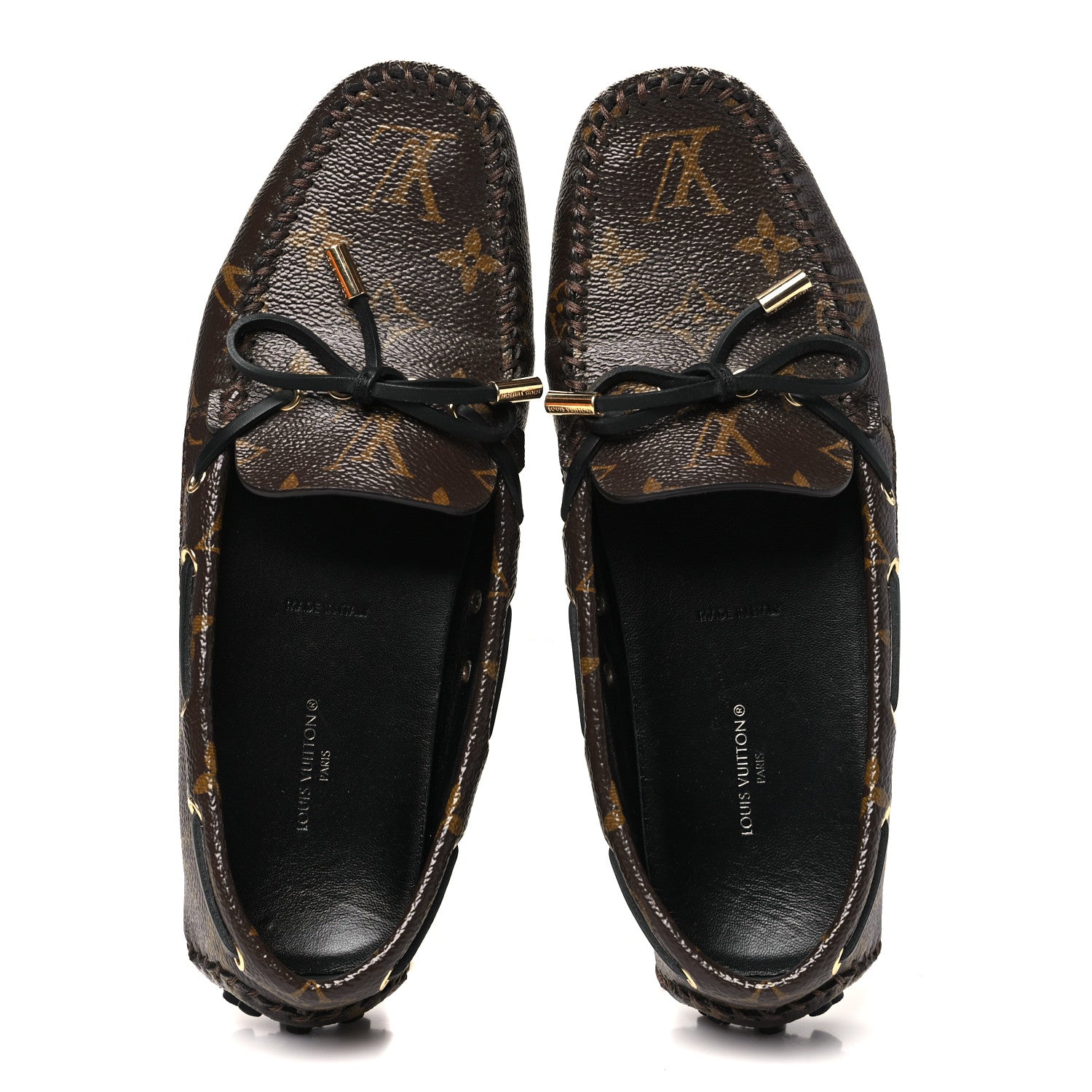 Louis Vuitton Patent Monogram Gloria Loafers 38 2 of 9