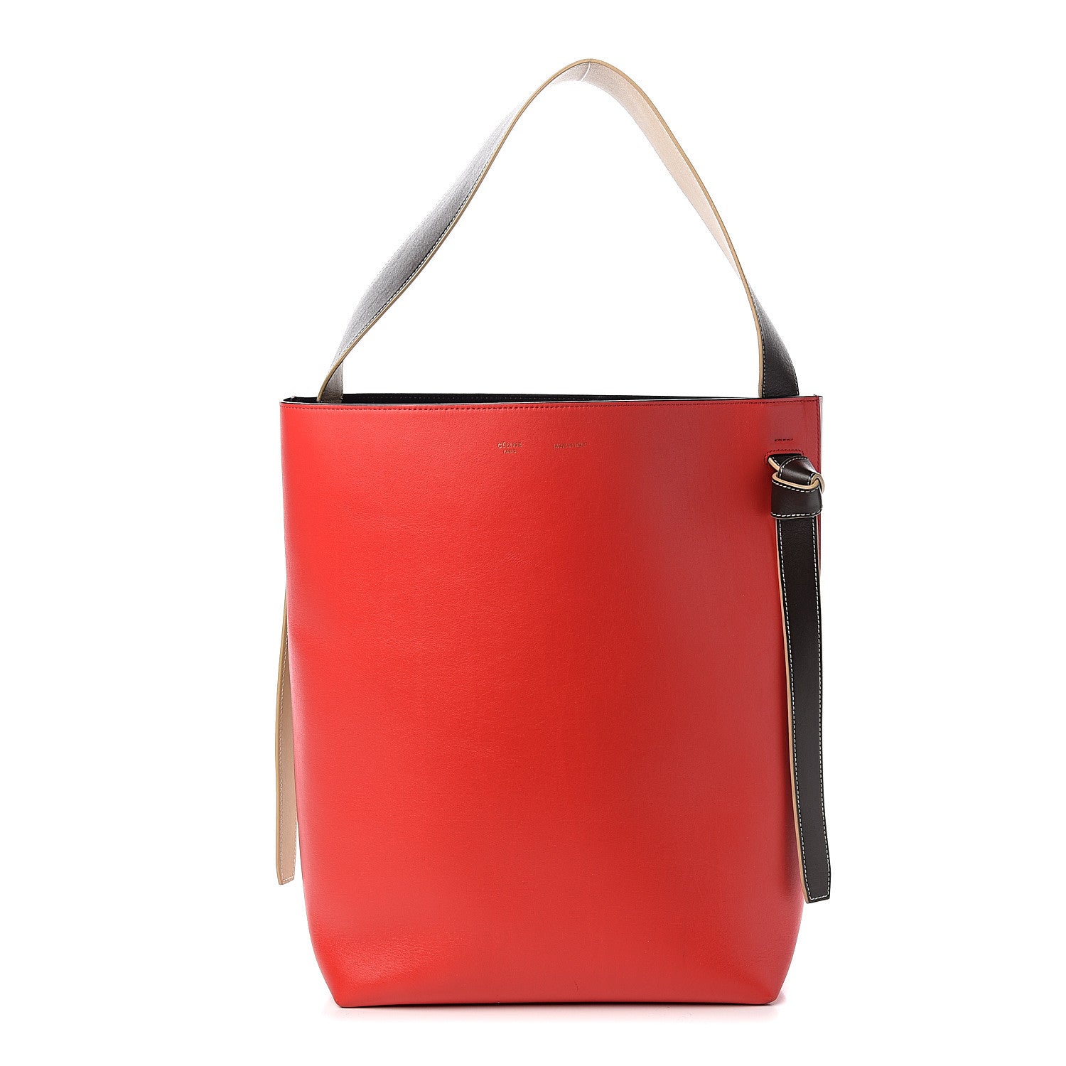 Celine Shiny Smooth Calfskin Small Twisted Cabas Chili Pale Pink 1 of 10