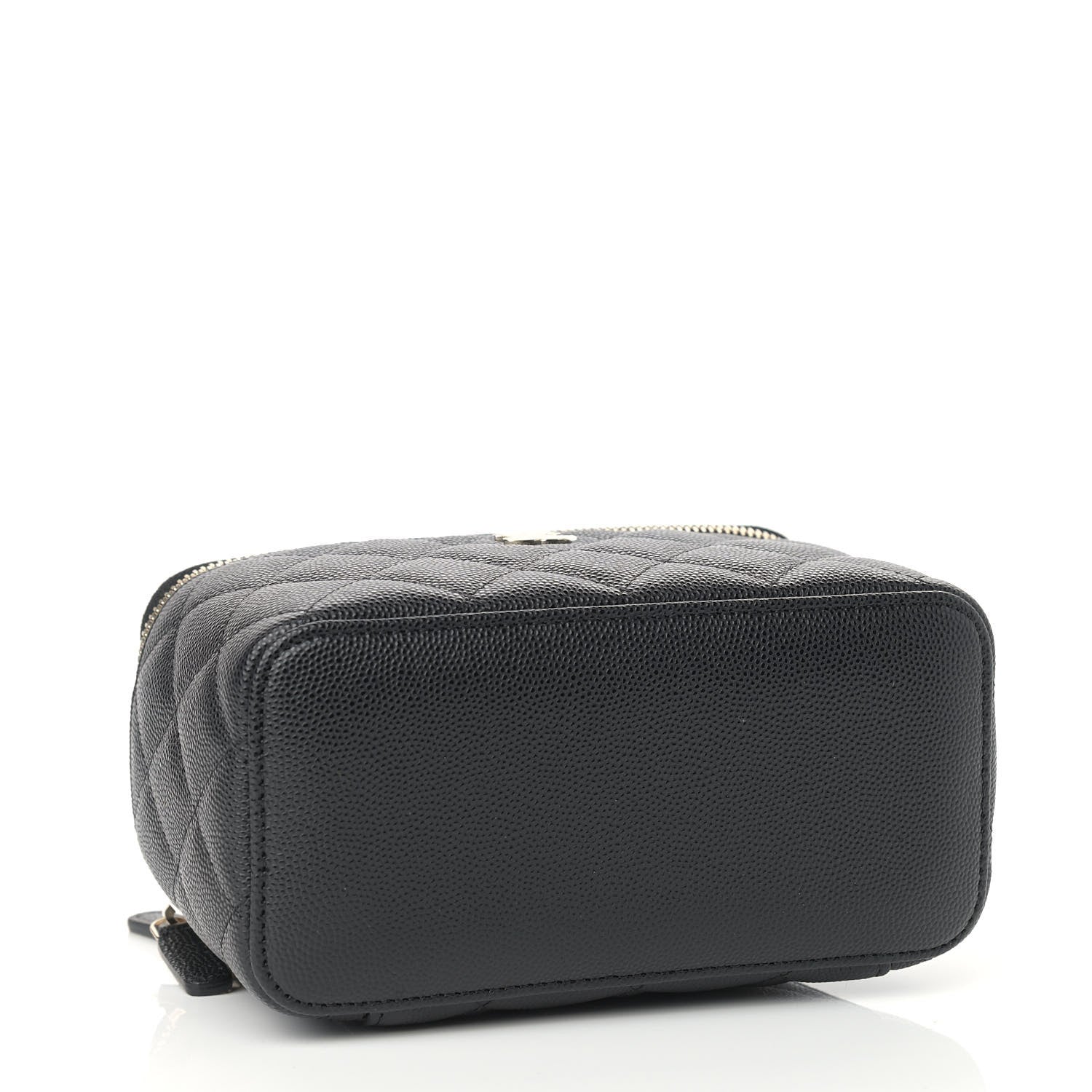 Chanel Caviar Quilted Small Vanity Case With Chain Black 4 of 9