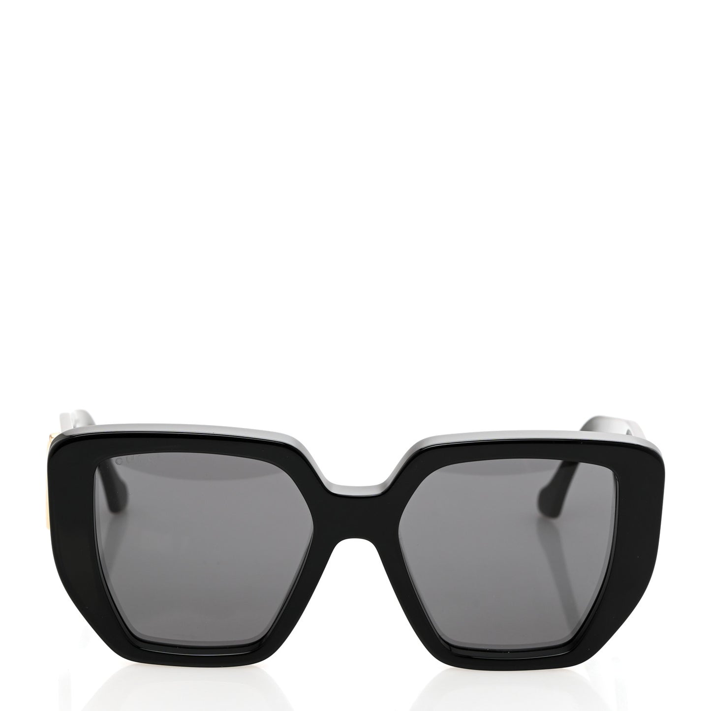 Acetate Square Frame Sunglasses GG0956S Black