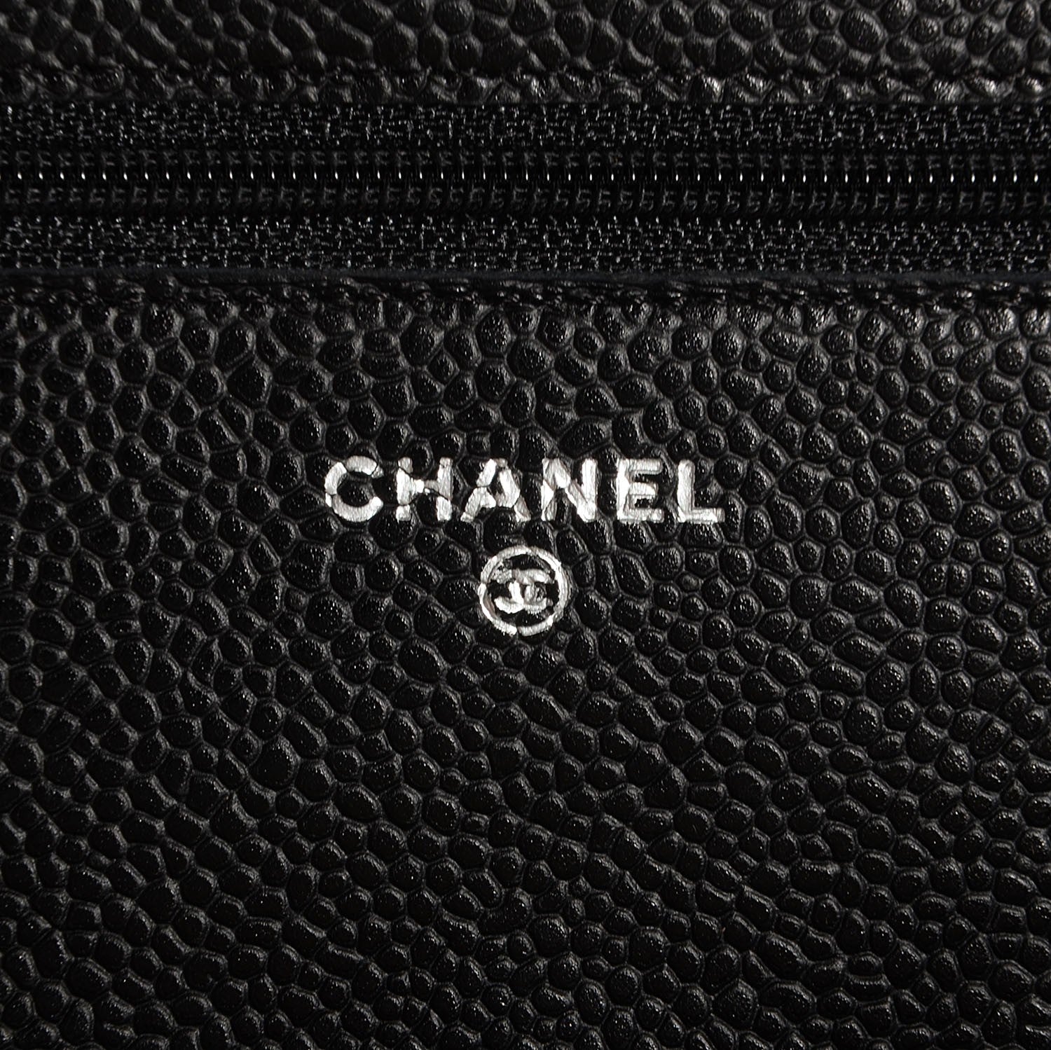 Chanel Caviar Quilted Wallet On Chain WOC Black 6 of 8