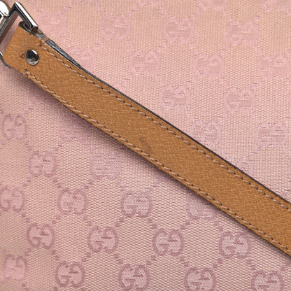 Gucci Monogram Flat Messenger Bag Pink 10 of 11