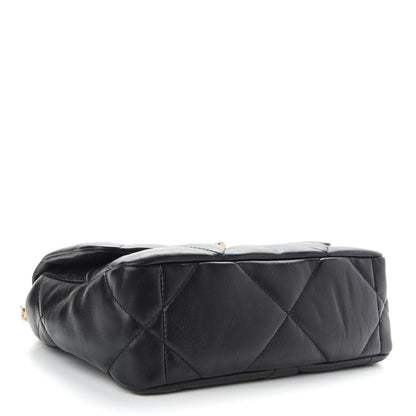 Chanel Lambskin Quilted Medium Chanel 19 Flap Black 4 of 9