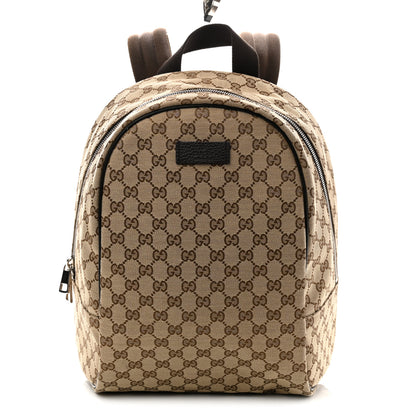 Gucci Monogram Travel Backpack Dark Brown 1 of 10