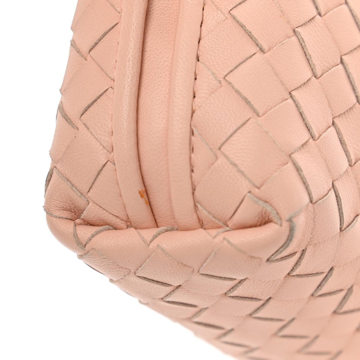 Bottega Veneta Nappa Intrecciato Nodini Crossbody Messenger Nude 9 of 12