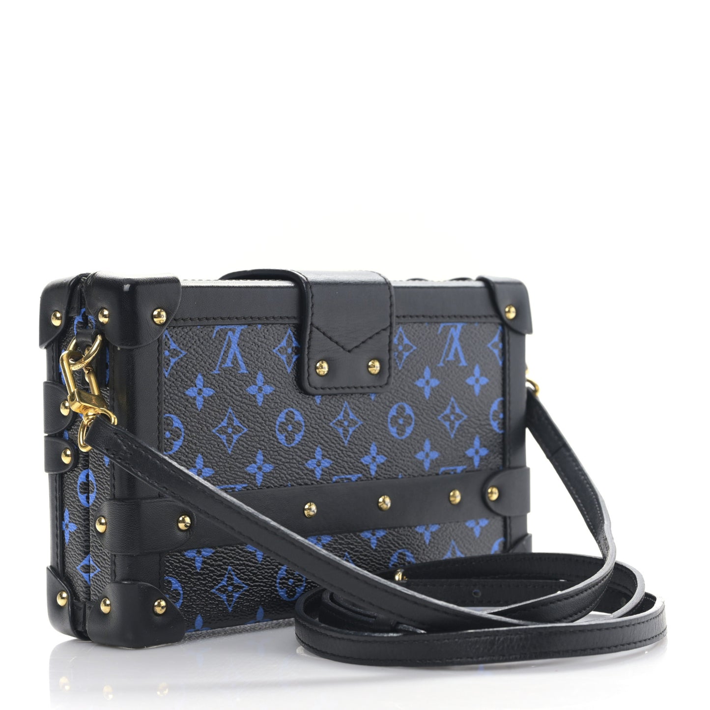 Monogram Petite Malle Blue Black