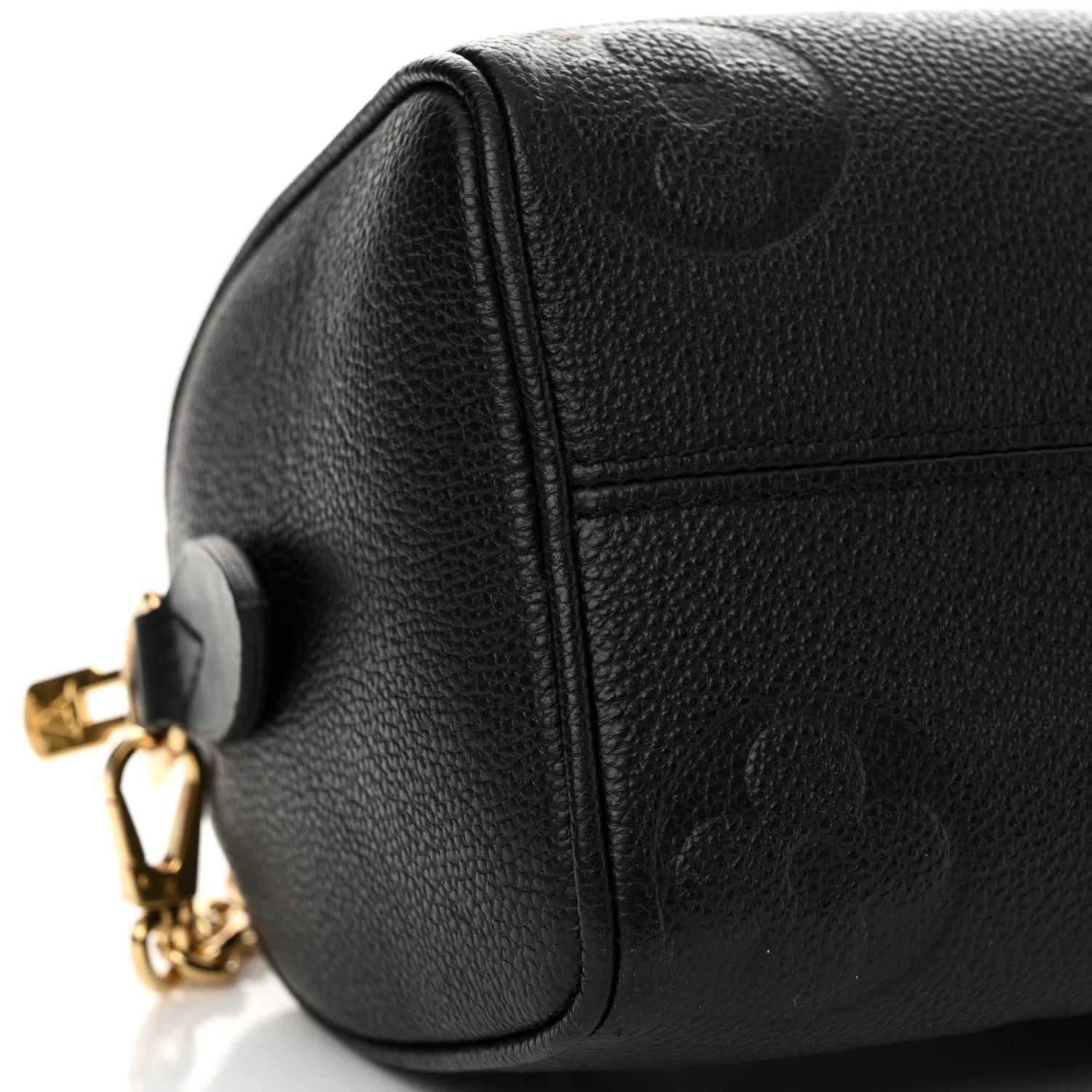 Louis Vuitton Empreinte Monogram Giant Speedy Bandouliere 20 Black 11 of 13