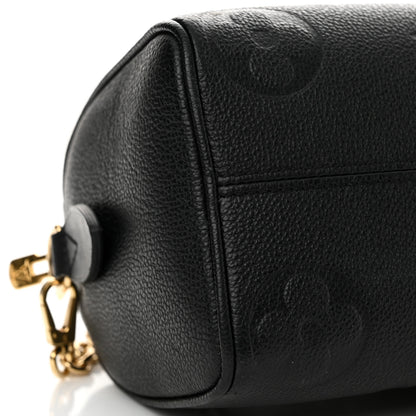 Louis Vuitton Empreinte Monogram Giant Speedy Bandouliere 20 Black 11 of 13