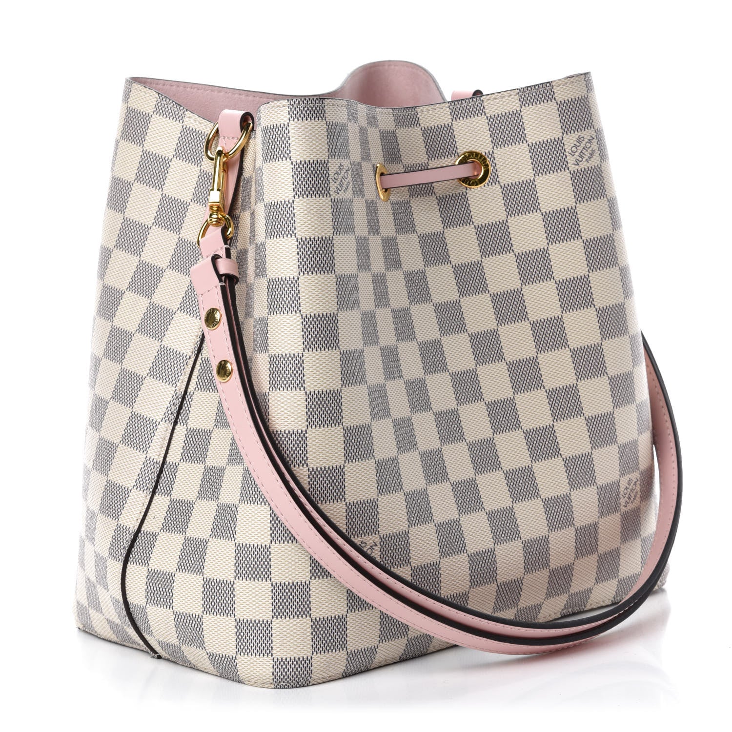 Louis Vuitton Damier Azur Neonoe MM Eau De Rose 3 of 9